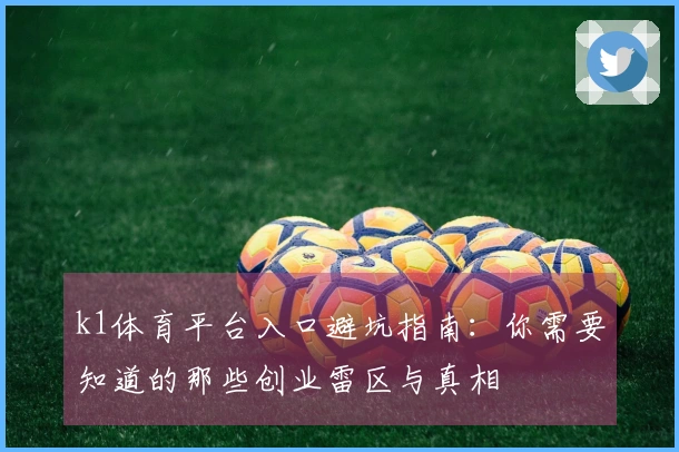 k1体育平台入口避坑指南：你需要知道的那些创业雷区与真相